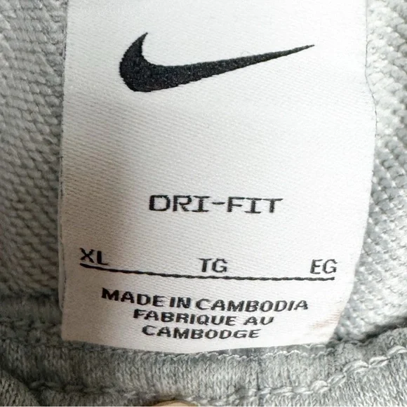 Nike Dri-FIT Standard Issue Joggers Pants Gray Mens Size XL - Picture 12 of 16